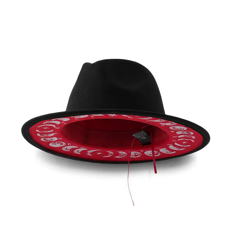 Sombrero de vaquero astrológico con cambios de fase lunar para hombres creativos - image 1