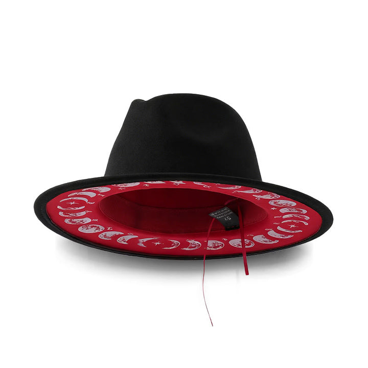 Sombrero de vaquero astrológico con cambios de fase lunar para hombres creativos - image 1