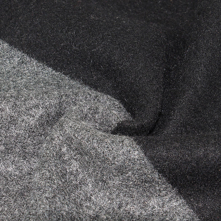 Bufanda clásica de rayas con borlas cálidas para hombre - image 8