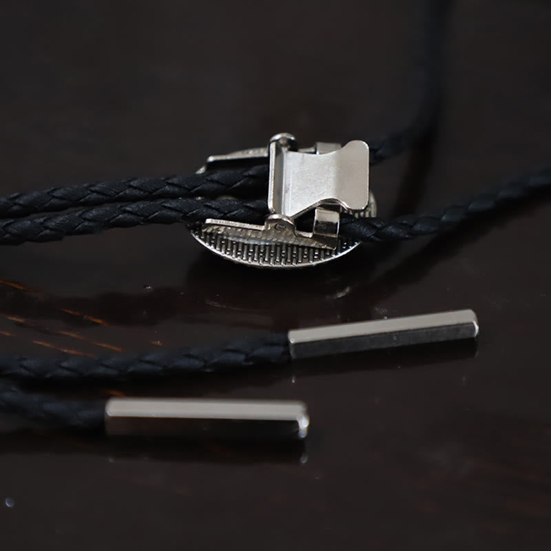 Corbatas de bolo de metal retro con gemas moradas brillantes - image 8