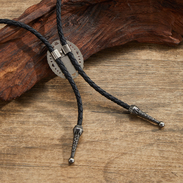 Corbatas de bolo con marco de metal retro y piedras preciosas naturales surtidas - image 9