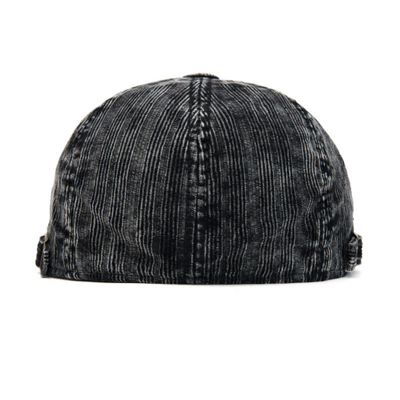 Boina vintage de pana lavada con hebilla ajustable - image 6