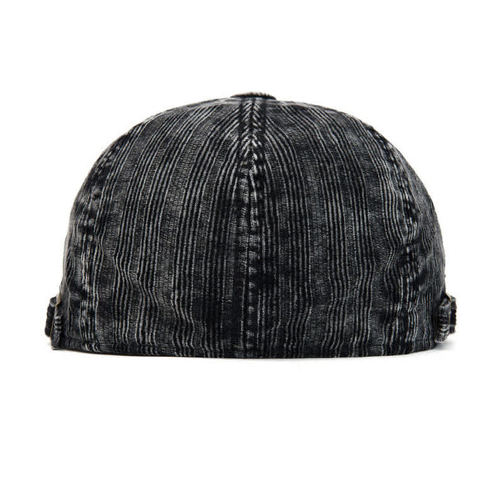 Boina vintage de pana lavada con hebilla ajustable - image 6