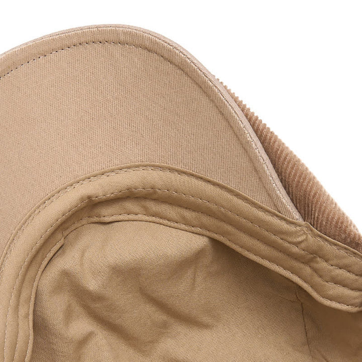 Boina de pana con parche de contraste y estilo urbano chic - image 4