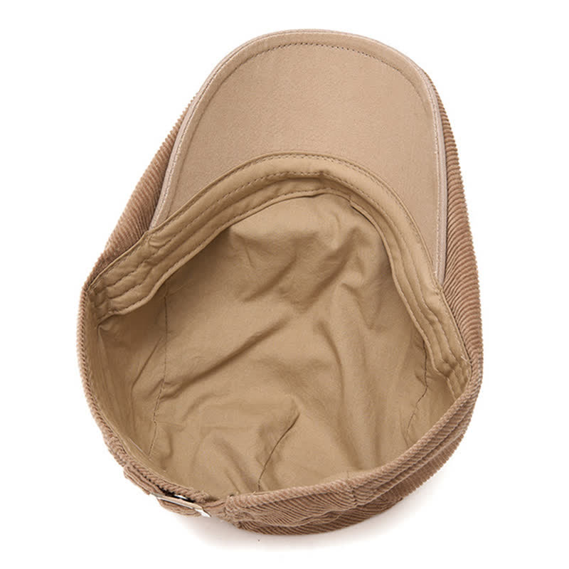 Boina de pana con parche de contraste y estilo urbano chic - image 8