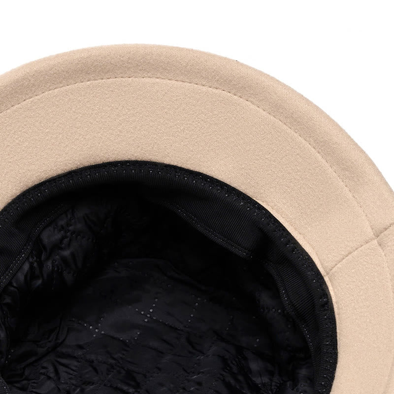 Sombrero de pescador de fieltro suave con decoración de lazo para mujer - image 7