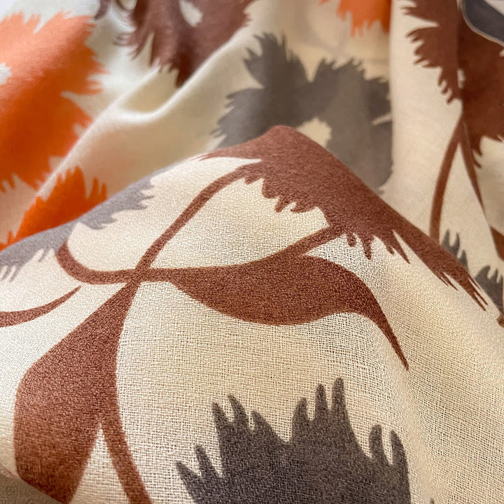 Bufanda ligera, versátil y multicolor con estampado floral elegante para mujer - image 8