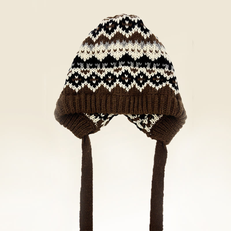 Bolso bandolera de punto con estampado retro para mujer, de doble uso - Estilo #3 - Ajustable (aproximadamente 20 7/8"-23 5/8") - image 4