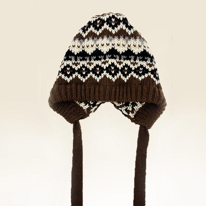 Bolso bandolera de punto con estampado retro para mujer, de doble uso - Estilo #3 - Ajustable (aproximadamente 20 7/8"-23 5/8") - image 4