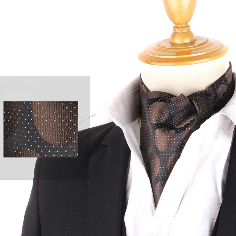 Corbata estampada elegante retro británica para camisa de traje para hombre - Estilo #14 - image 16