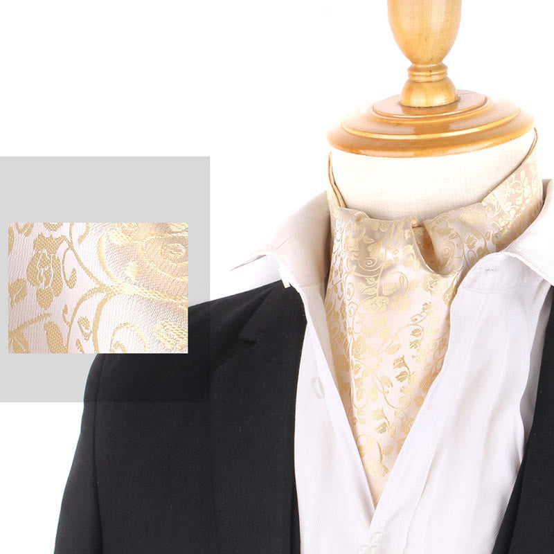 Corbata estampada elegante retro británica para camisa de traje para hombre - Estilo #12 - image 14