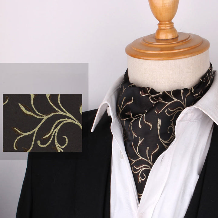 Corbata estampada elegante retro británica para camisa de traje para hombre - Estilo #16 - image 18