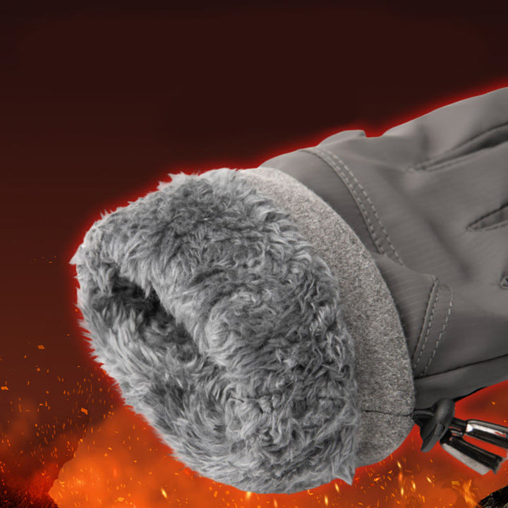 Guantes de invierno impermeables y cálidos para pantalla táctil para hombre - image 3