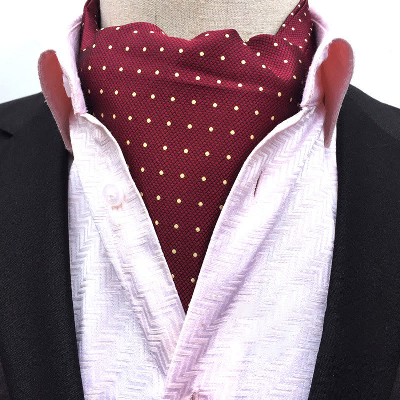 Pañuelo multicolor con estampado floral geométrico retro para hombre - Estilo #12 - image 12