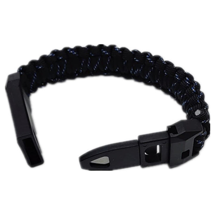 Pulsera tejida con silbato de supervivencia al aire libre y cuchillo - Estilo #4 - image 5