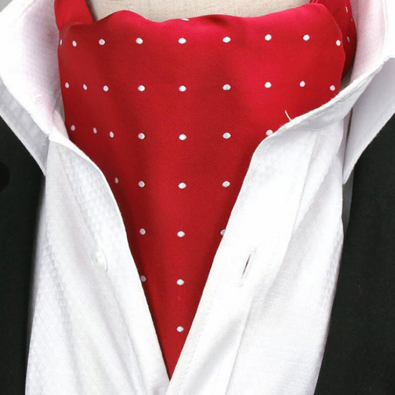 Pañuelo multicolor con estampado floral geométrico retro para hombre - Estilo #21 - image 21