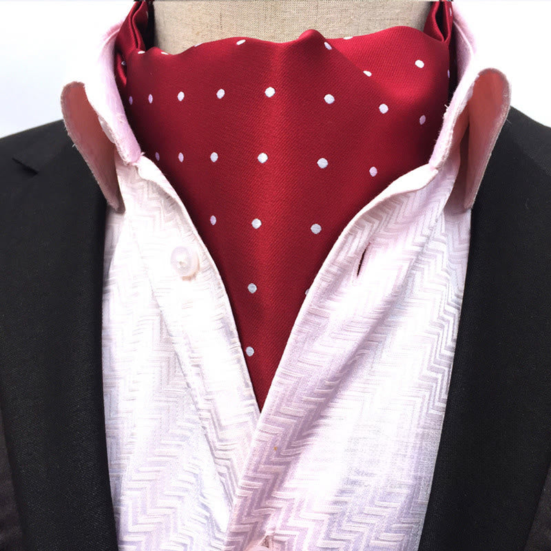 Pañuelo multicolor con estampado floral geométrico retro para hombre - Estilo #15 - image 15