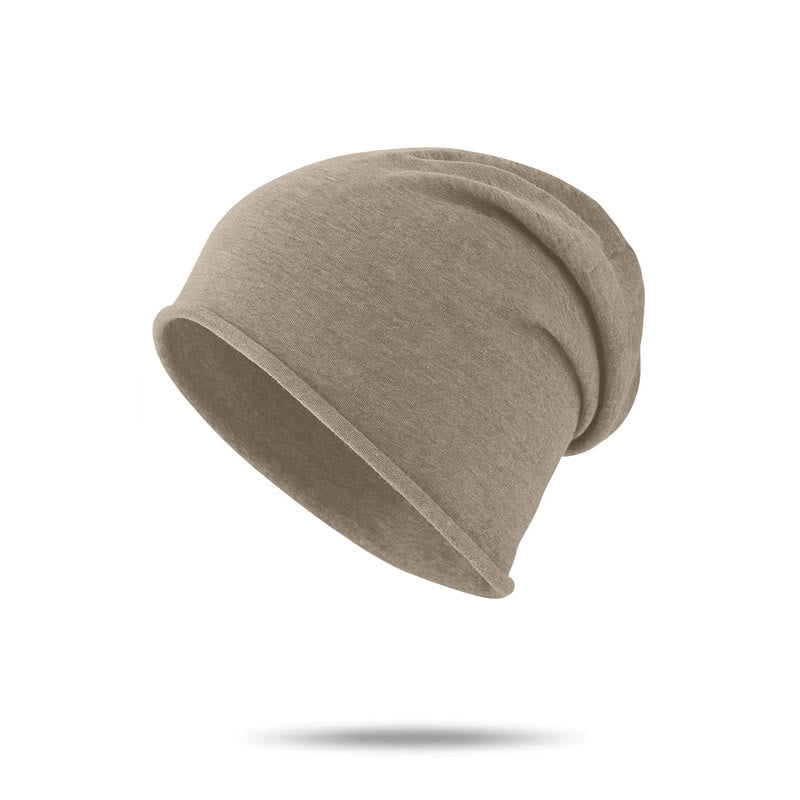 Gorro de punto para mujer, suave, multicolor, holgado, cálido y acogedor para invierno. - Café - M (22 1/2"-22 7/8") - image 1