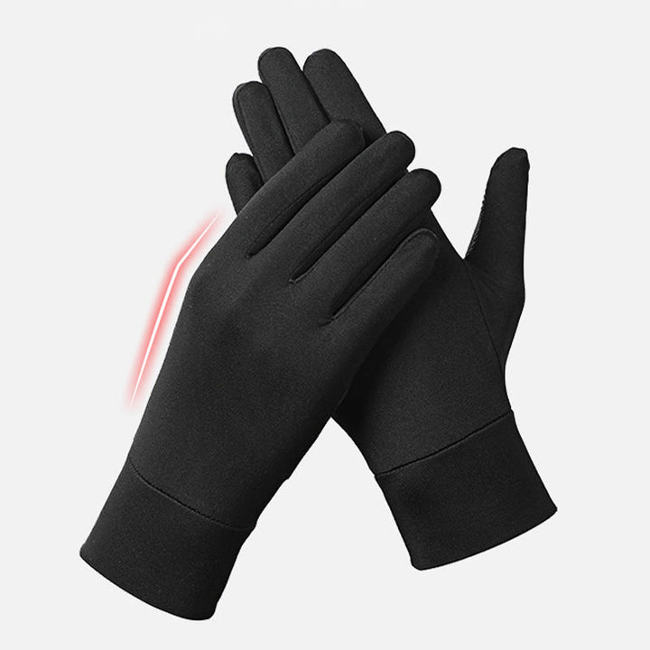 Guantes elásticos cálidos de invierno antideslizantes deportivos para hombre - image 1