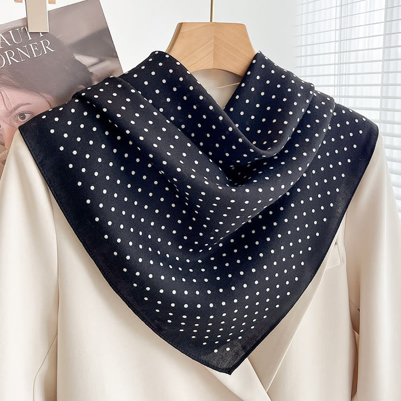 Bufanda cuadrada fina con estampados variados para mujer - Estilo #27 - image 26