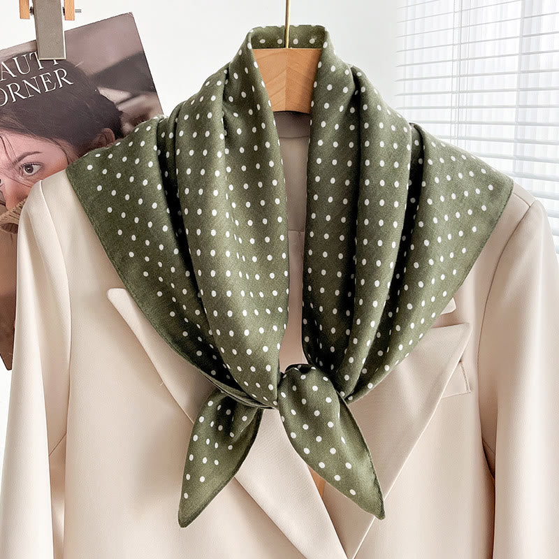 Bufanda cuadrada fina con estampados variados para mujer - Estilo #31 - image 30