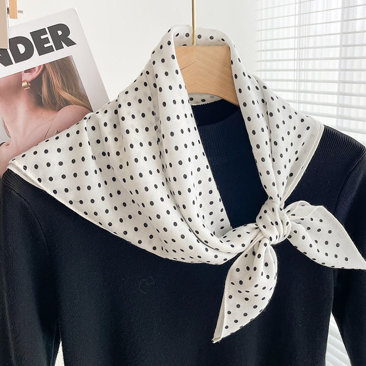 Bufanda cuadrada fina con estampados variados para mujer - Estilo #26 - image 25