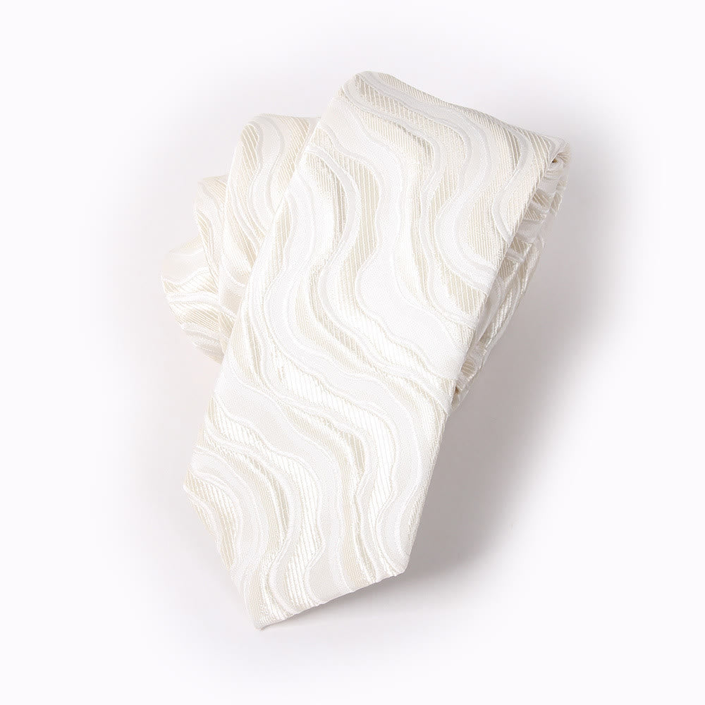 Corbata formal estampada elegante para hombre, pajarita, pañuelo de bolsillo - Corbata - Estilo #1 - image 4