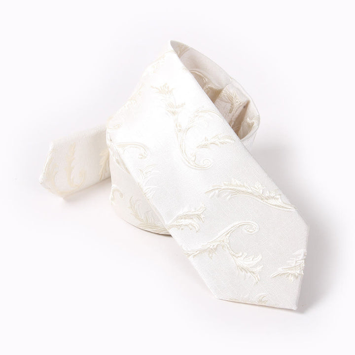 Corbata formal estampada elegante para hombre, pajarita, pañuelo de bolsillo - Corbata - Estilo #2 - image 5