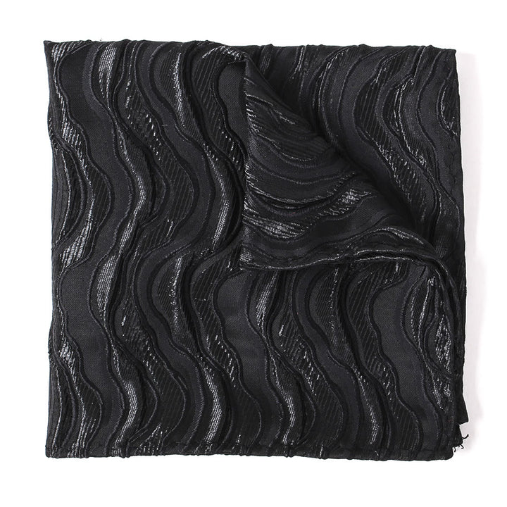 Corbata formal estampada elegante para hombre, pajarita, pañuelo de bolsillo - Pañuelo de bolsillo - Estilo #3 - image 15