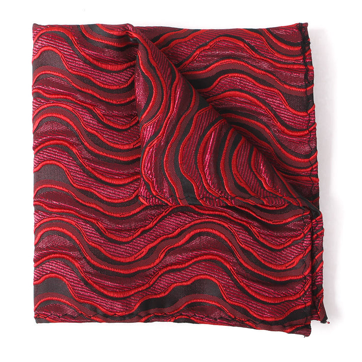 Corbata formal estampada elegante para hombre, pajarita, pañuelo de bolsillo - Pañuelo de bolsillo - Estilo #5 - image 17