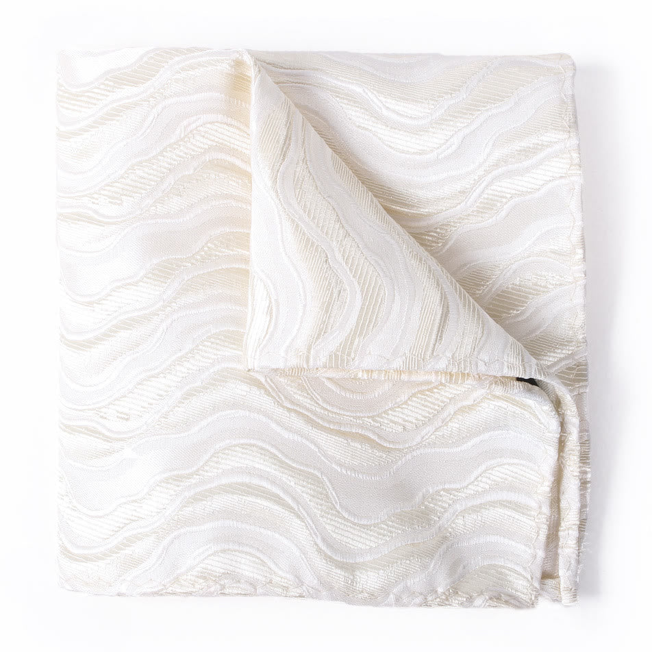 Corbata formal estampada elegante para hombre, pajarita, pañuelo de bolsillo - Pañuelo de bolsillo - Estilo #1 - image 13