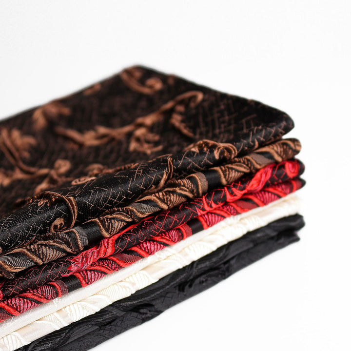 Corbata formal estampada elegante para hombre, pajarita, pañuelo de bolsillo - image 12