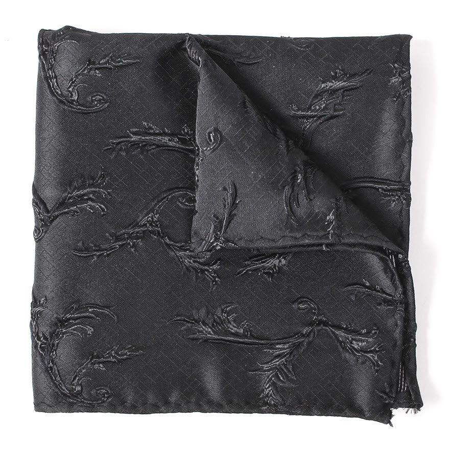 Corbata formal estampada elegante para hombre, pajarita, pañuelo de bolsillo - Pañuelo de bolsillo - Estilo #4 - image 16