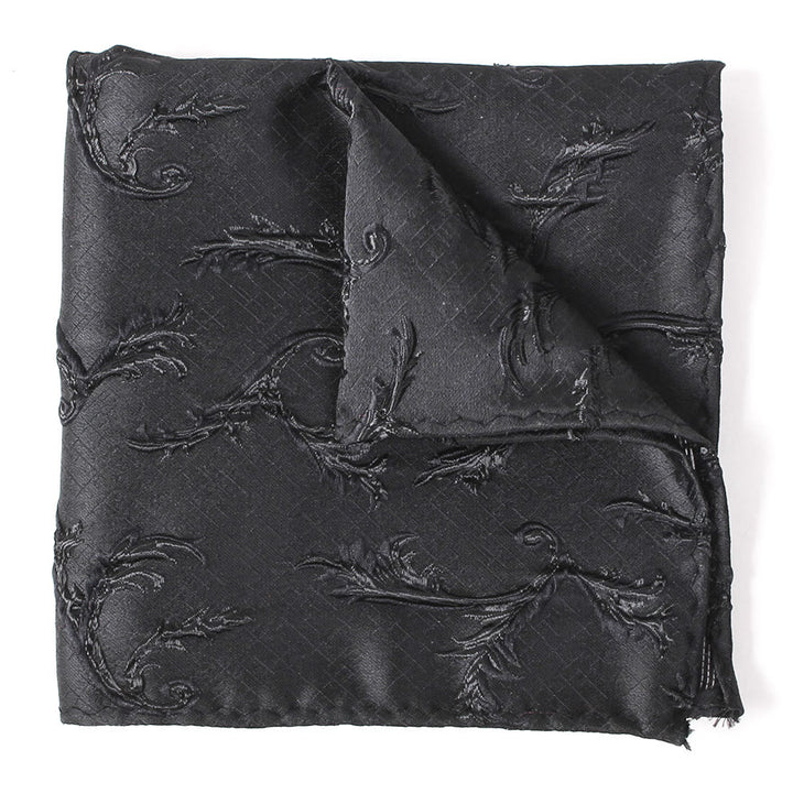 Corbata formal estampada elegante para hombre, pajarita, pañuelo de bolsillo - Pañuelo de bolsillo - Estilo #4 - image 16