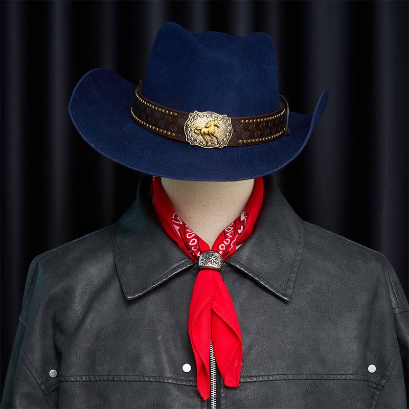 Pañuelo de bolsillo con estampado de anacardos y botón redondo hexagrama - image 7