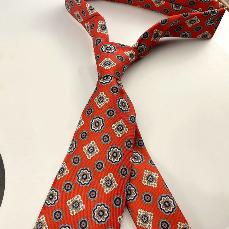 Corbata personalizada para hombre con estampado retro y varios estilos - Estilo #15 - image 17