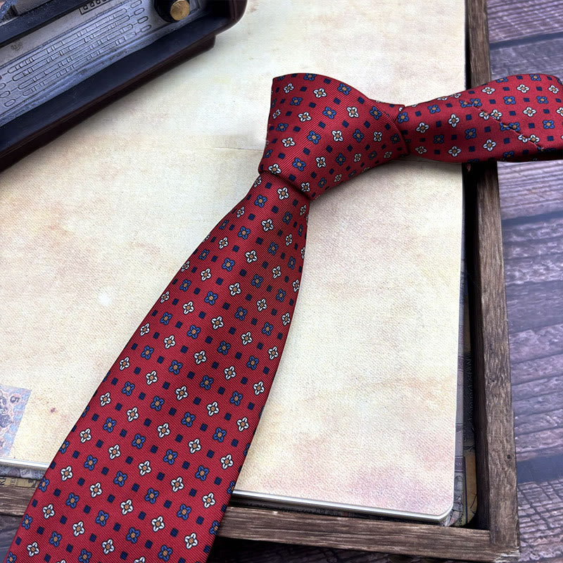 Corbata personalizada para hombre con estampado retro y varios estilos - Estilo #20 - image 22