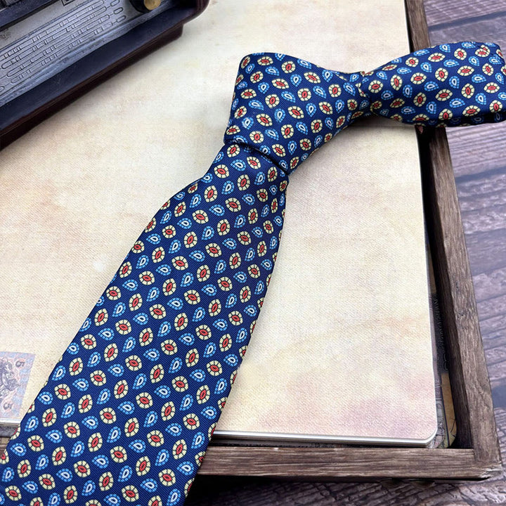 Corbata personalizada para hombre con estampado retro y varios estilos - Estilo #22 - image 24