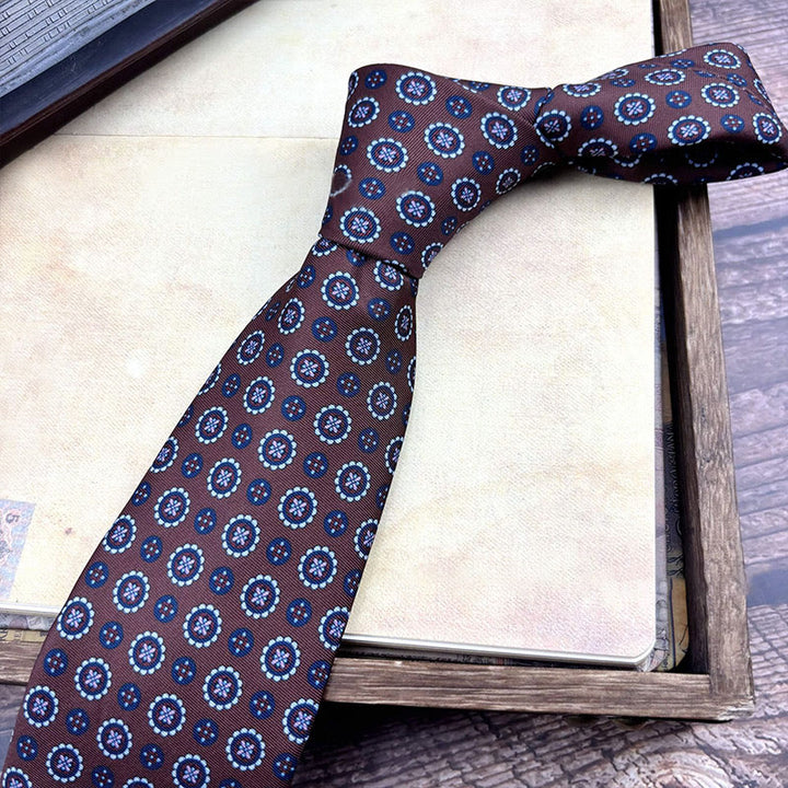 Corbata personalizada para hombre con estampado retro y varios estilos - Estilo #23 - image 25