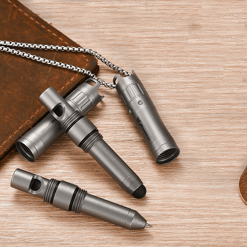 Bolígrafo táctico de aleación EDC con pantalla táctil y escritura de salvavidas - image 0