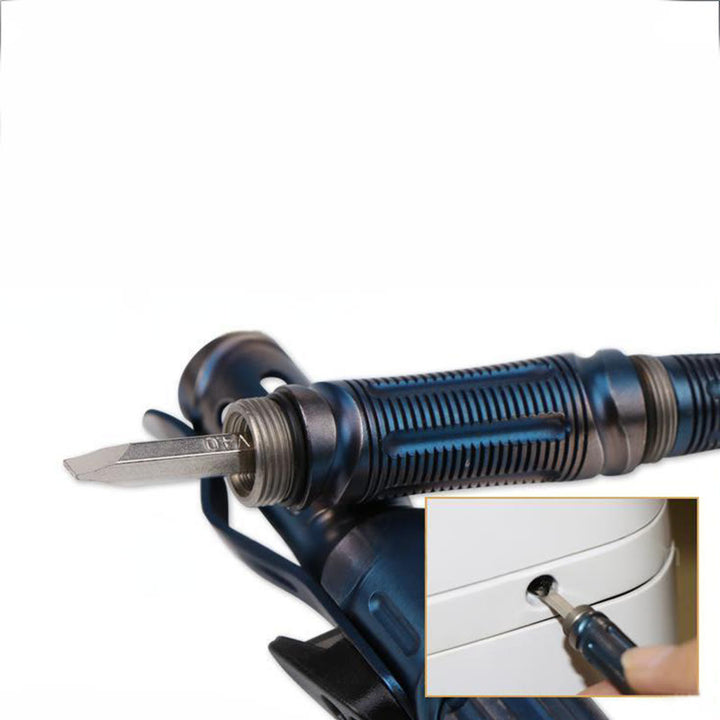 Herramienta EDC multifuncional con silbato y bolígrafo táctico - image 7