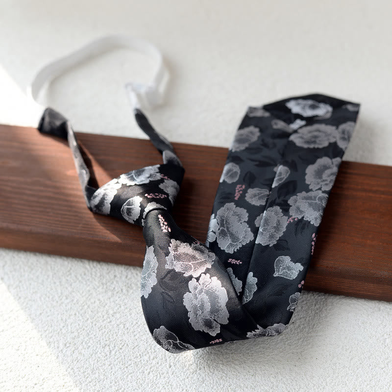 Corbata pre-atada con estampado floral para hombre para traje - Estilo #11 - image 11