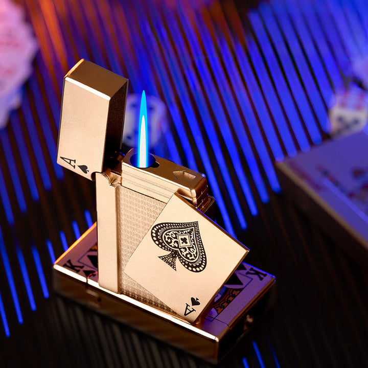 Encendedor de butano Creative Metal Spade A Poker - image 2