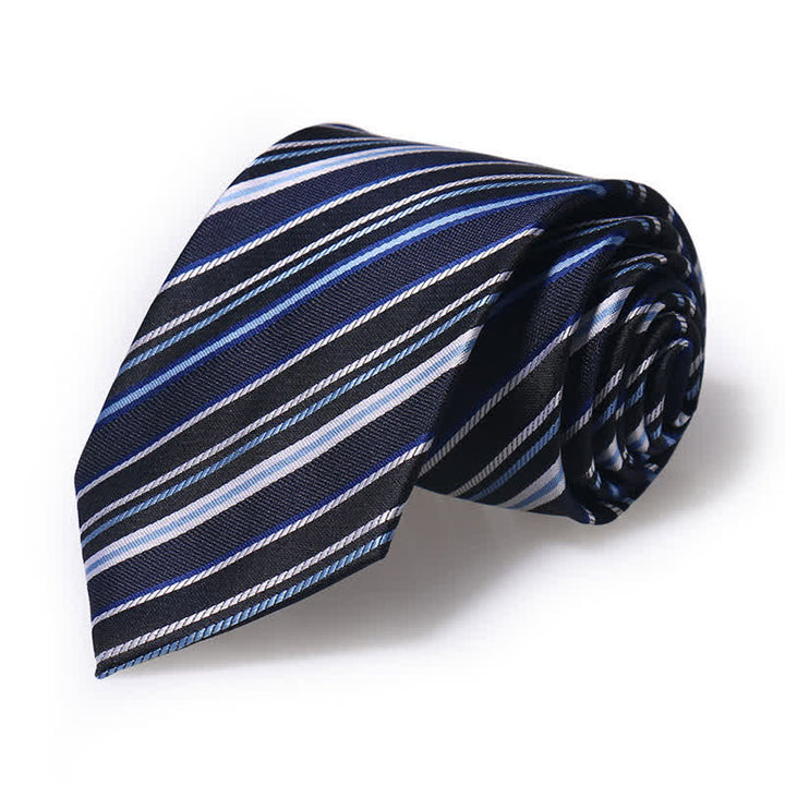 Corbata de rayas de negocios de la Academia para hombres