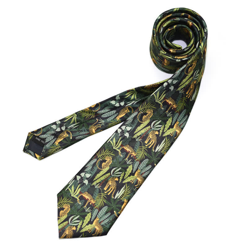 Corbata estampada divertida y creativa para hombre. 