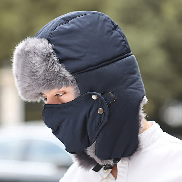 Juego de 2 máscaras faciales para escalar montañas y sombreros de trampero