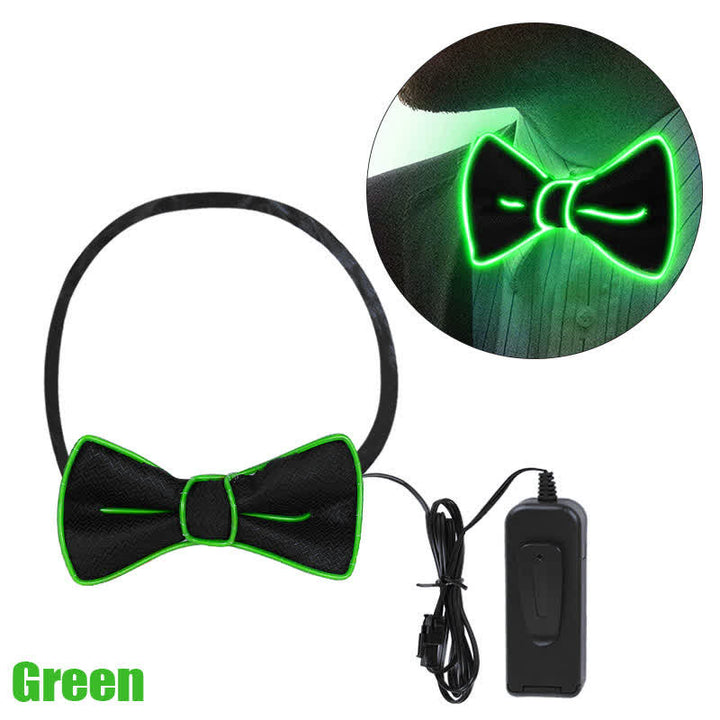 Pajarita luminosa con luz LED para hombre