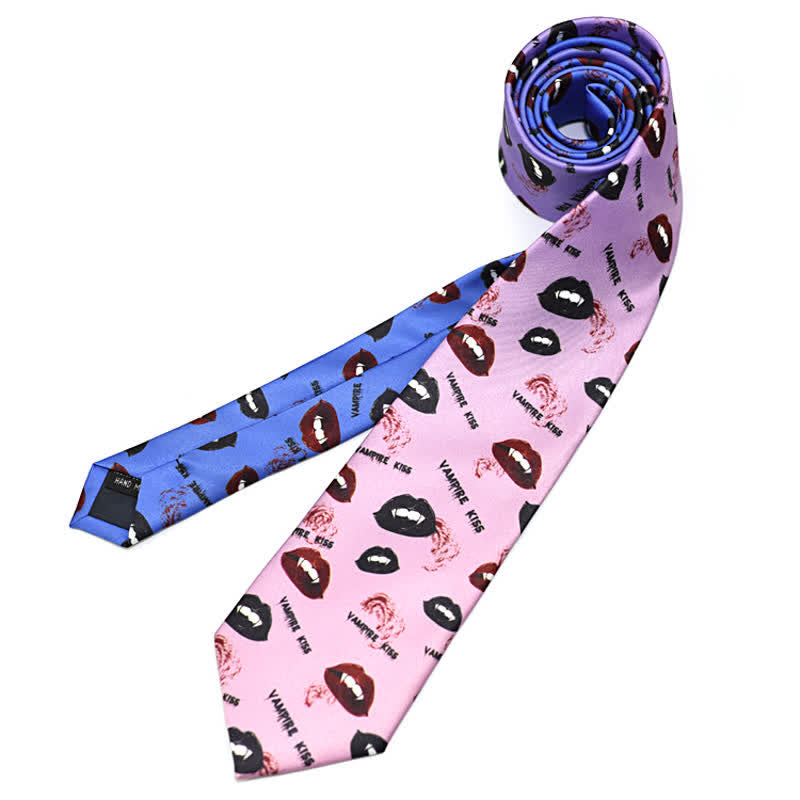 Corbata estampada divertida y creativa para hombre. 