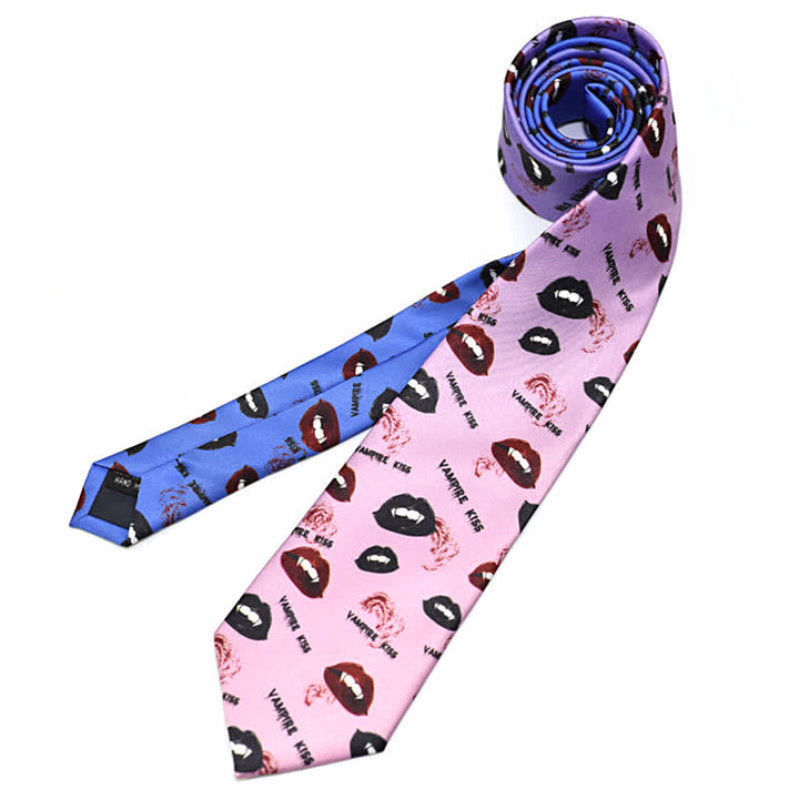 Corbata estampada divertida y creativa para hombre. 