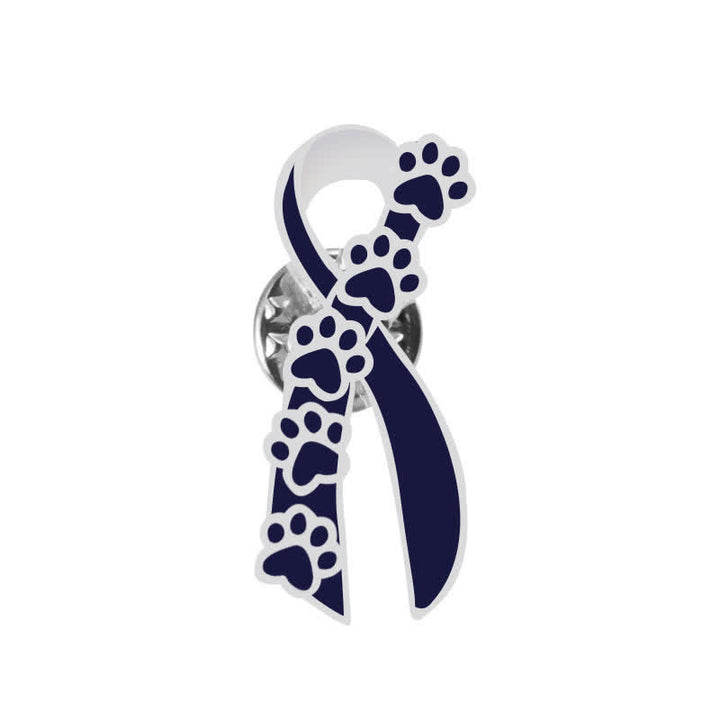 Broche de cinta con huella de pata de cachorro para mujer